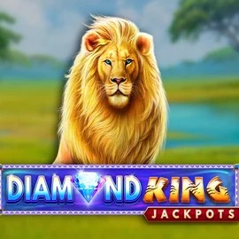 Official Jackpots logo: Diamond King Jackpots by SpinPlay Games at Majestic Slots Casino