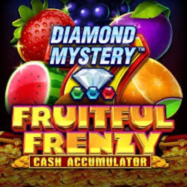 Diamond Mystery Fruitful Frenzy Cash Accumulator online game logo by Greentube on majesticslots.uk