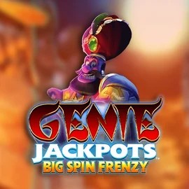 Genie Jackpots: Big Spin Frenzy by Blueprint Gaming, showcased at majesticslots.uk – game logo