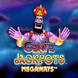 Genie Jackpots Megaways casino game by Blueprint Gaming – featured logo at Majestic Slots Casino