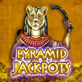 Pyramid Jackpots logo by King Show Games at Majestic Slots Casino
